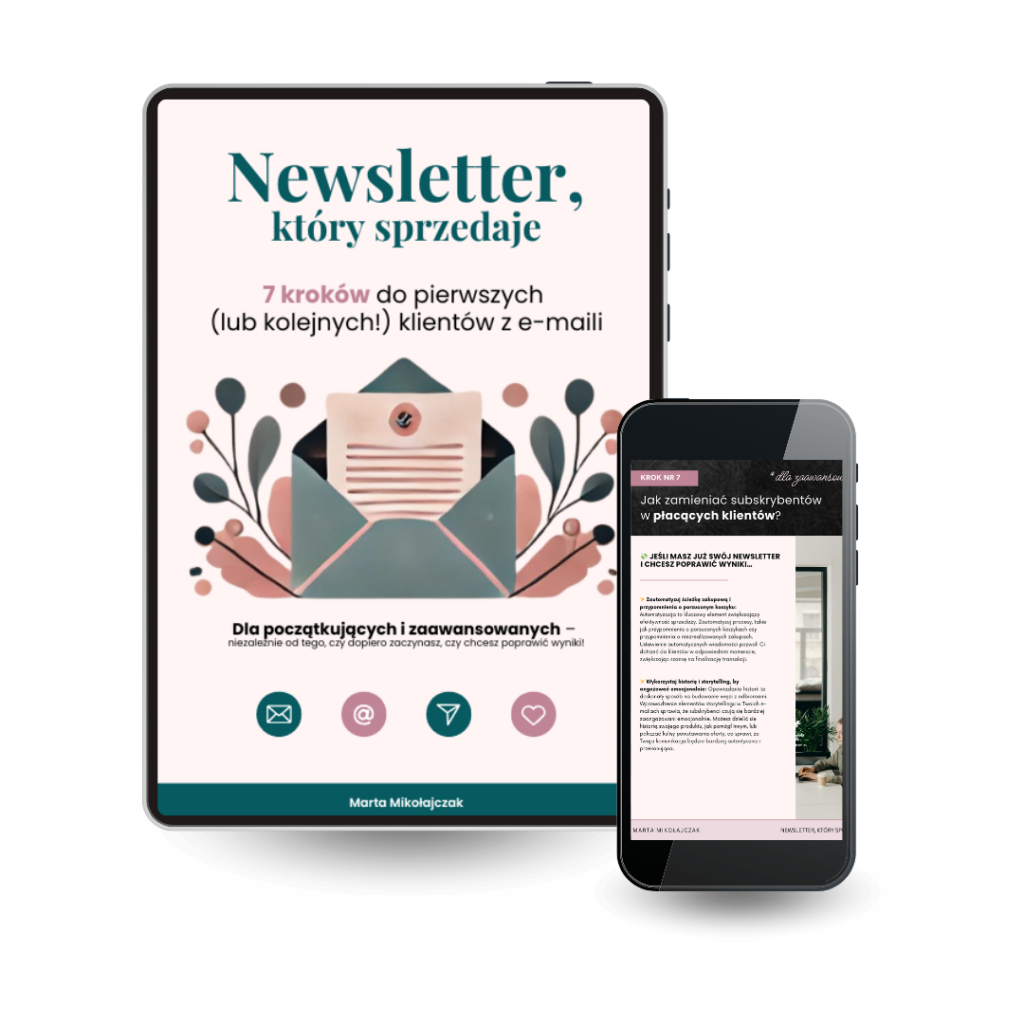 newsletter, który sprzedaje