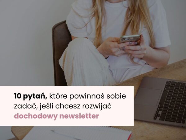 sprzedaż z newslettera